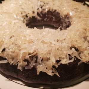 Vegan Carob Coconut Cake